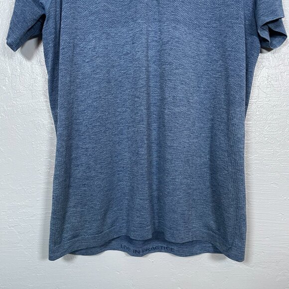 Lululemon Men XL Blue Metal Vent Tech Polo Shirt Short Sleeve Lightweight - Picture 2 of 9